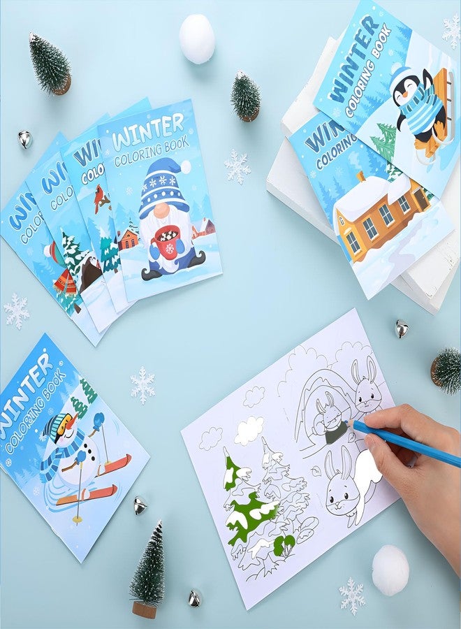 Containlol 48 Pcs Winter Coloring Books Mini Penguin Reindeer Snowman Activity Books Bulk Polar Animals Party Favors for Winter Holiday Gifts Xmas Goodie Bags Stuffers Home Classroom Activity Supplies - Image 4